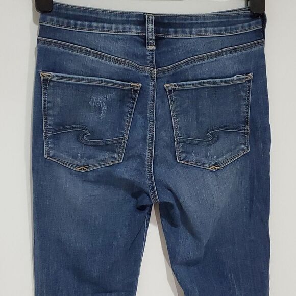 SILVER Robson 27x27 high rise skinny jeans - Picture 4 of 8